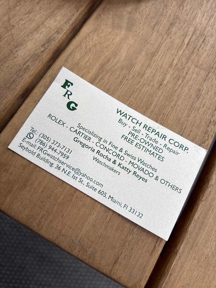 Frg Watch Service